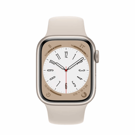 Apple Watch Serie 8 Sterrenlicht