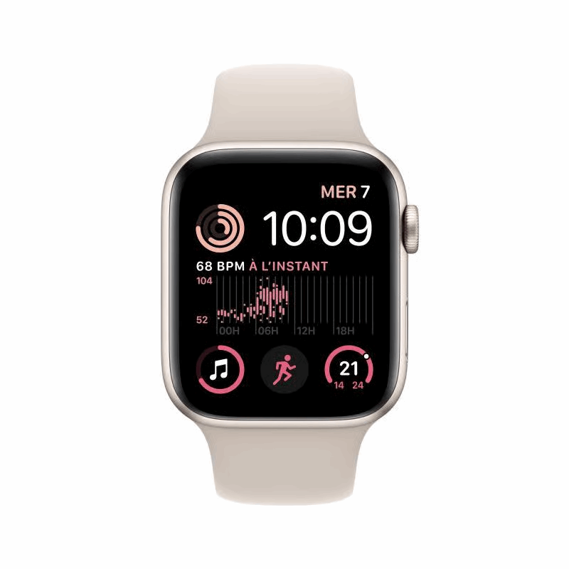 Apple Watch Serie SE 2022 Sterrenlicht