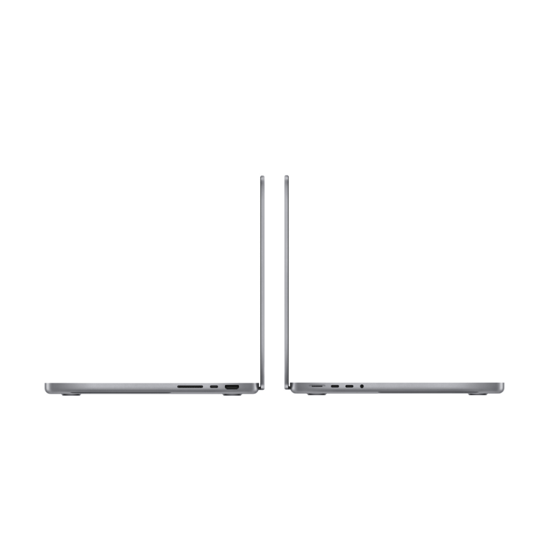 MacBook Pro 14 inch 2023 M2 Pro Spacegrijs zijkant