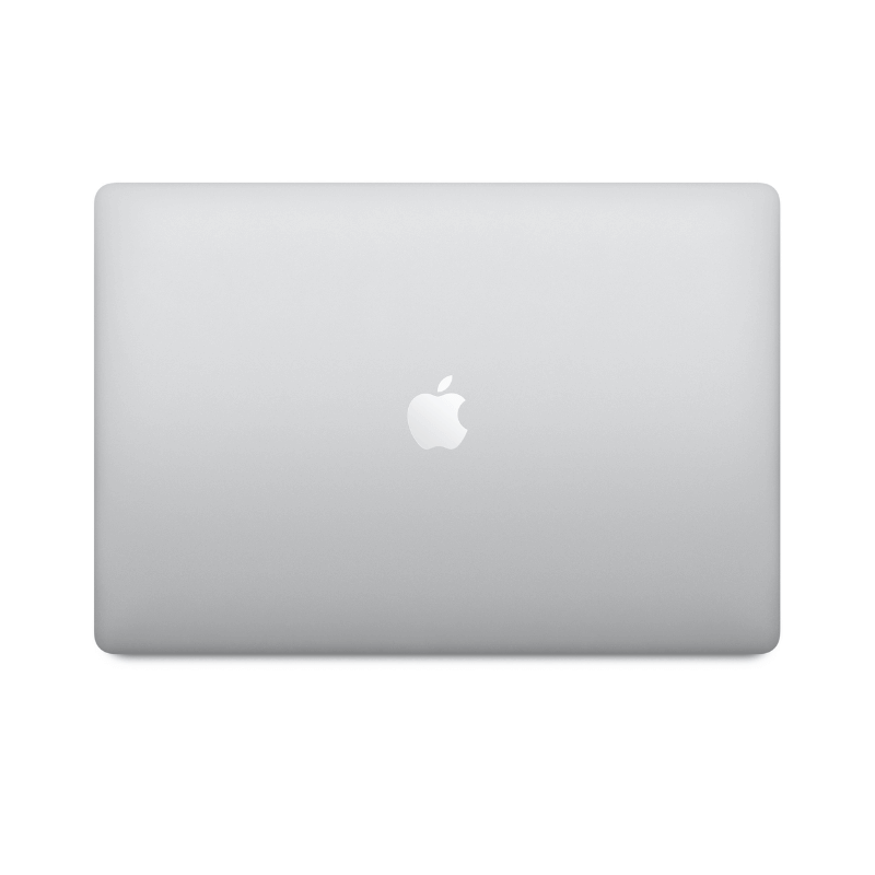 MacBook Pro 16 inch 2019 Intel i7 Zilver bovenkant