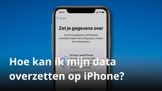 Hoe kan ik mijn data overzetten op iPhone?
