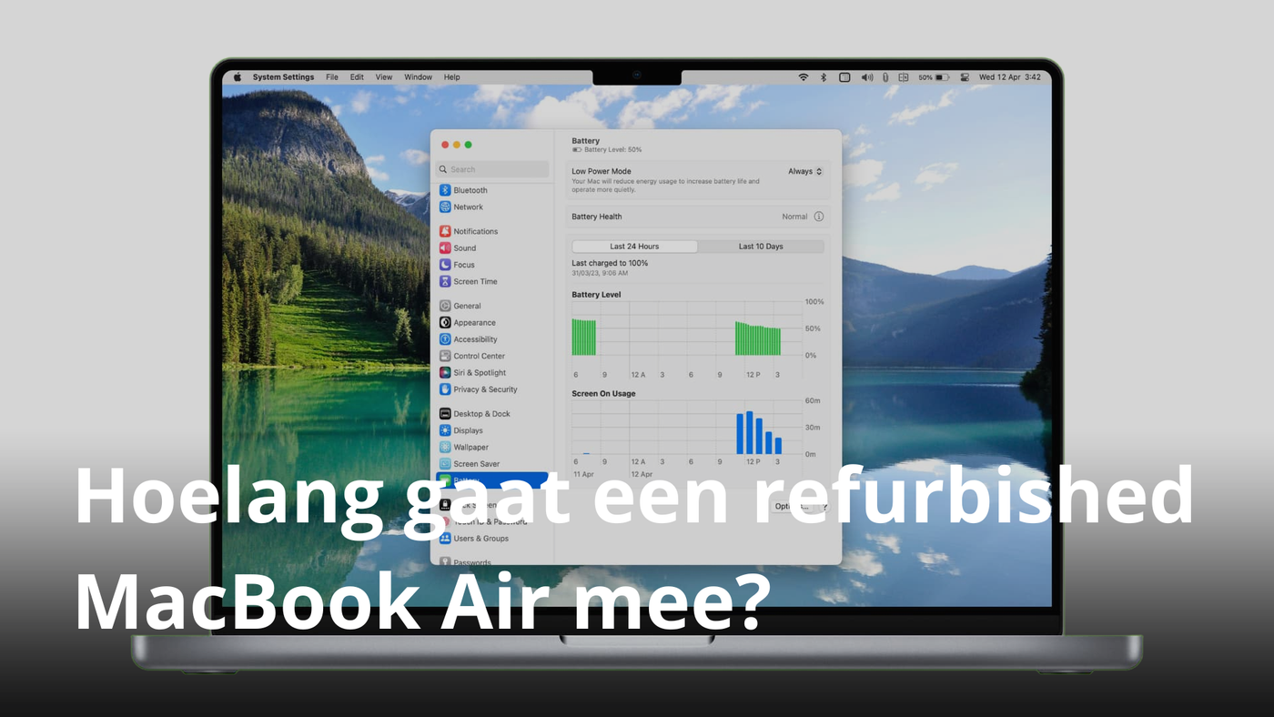Hoelang gaat een refurbished MacBook Air mee?
