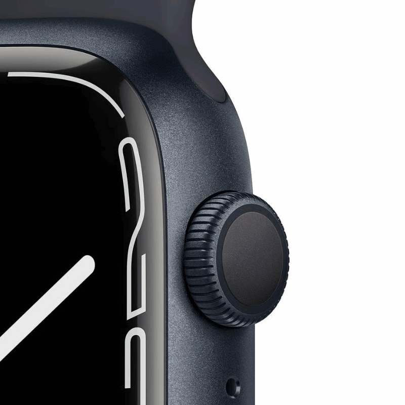 Apple Watch Serie 7 Middernacht dichtbij