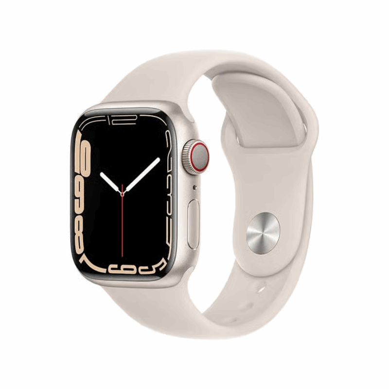Apple Watch Serie 7 Sterrenlicht