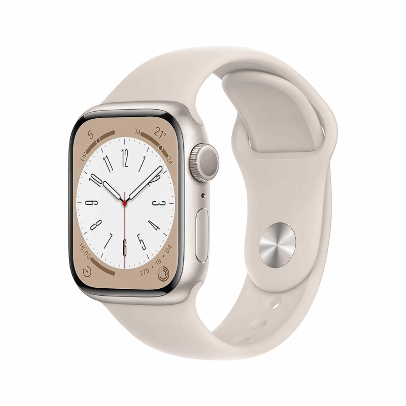 Refurbished Apple Watch Serie 8 Sterrenlicht