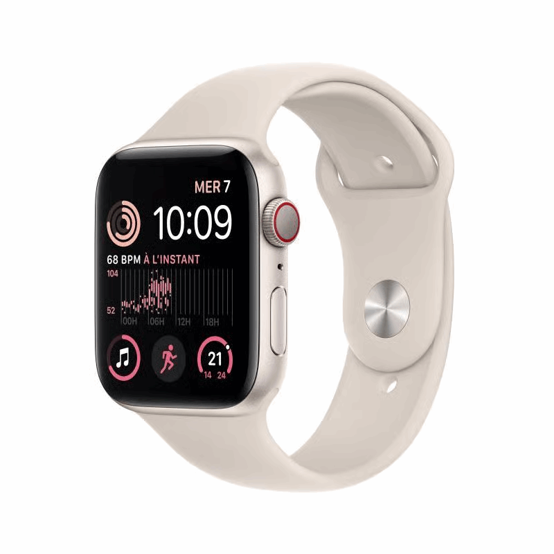 Apple Watch Serie SE 2022 Sterrenlicht