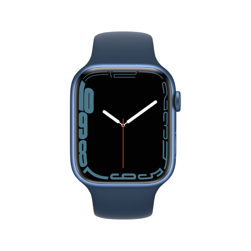 Apple Watch Series 7 Blauw voorkant