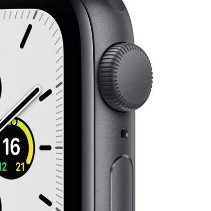 Apple Watch Series SE 2020 Zwart zijkant