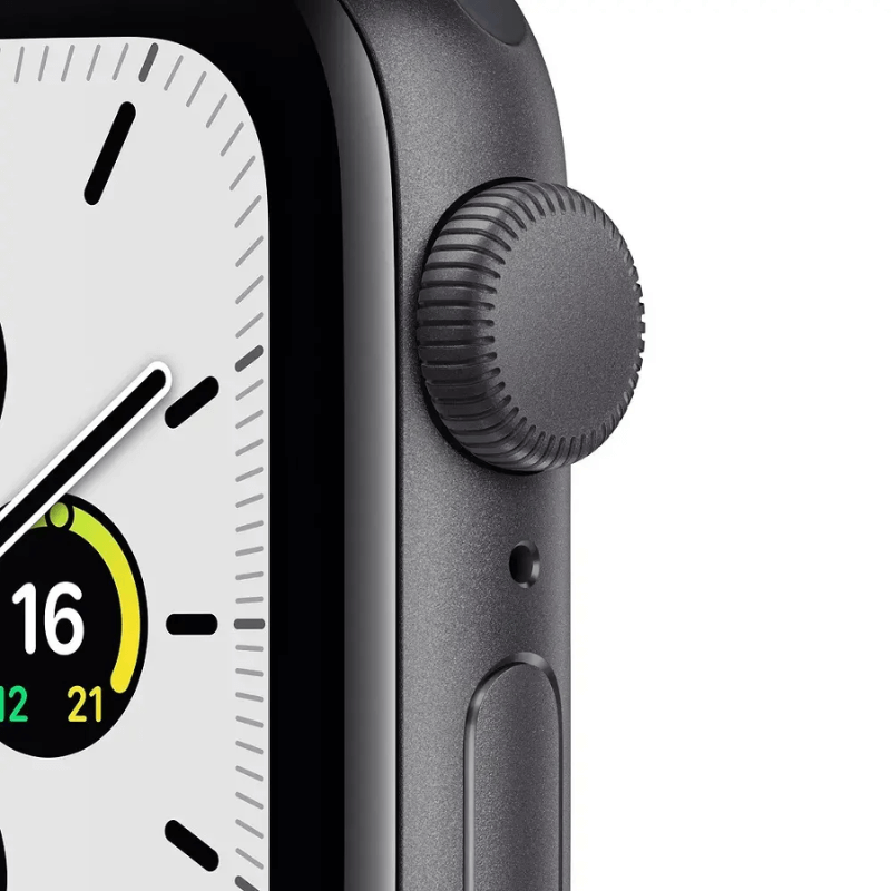 Apple Watch Series SE 2020 Zwart zijkant