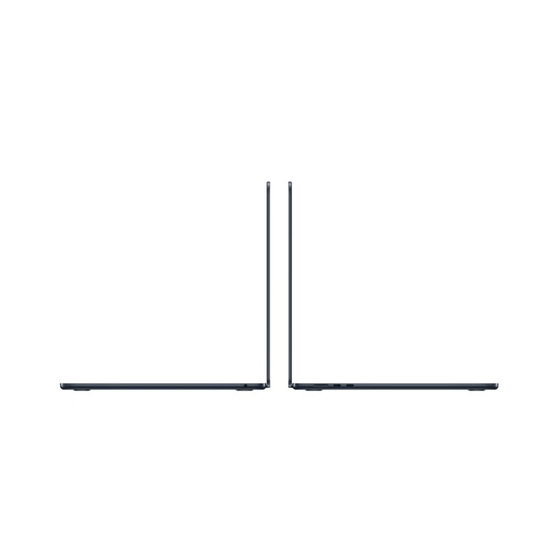 MacBook Air 15 inch 2024 M3 Middernacht zijkant