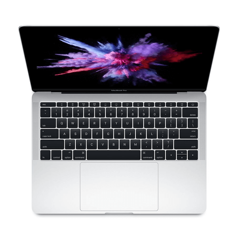 MacBook Pro 13 inch 2017 Intel i7 Zilver voorkant