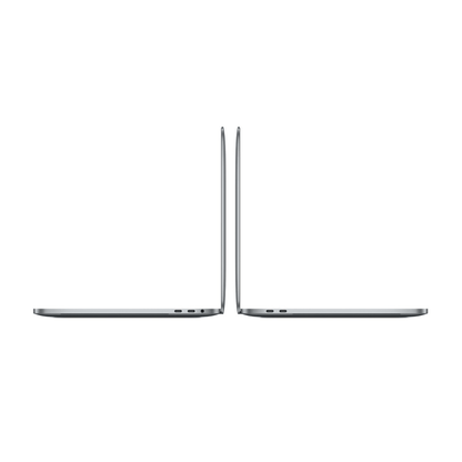 MacBook Pro 13 inch 2018 Intel i7 Spacegrijs zijkant open