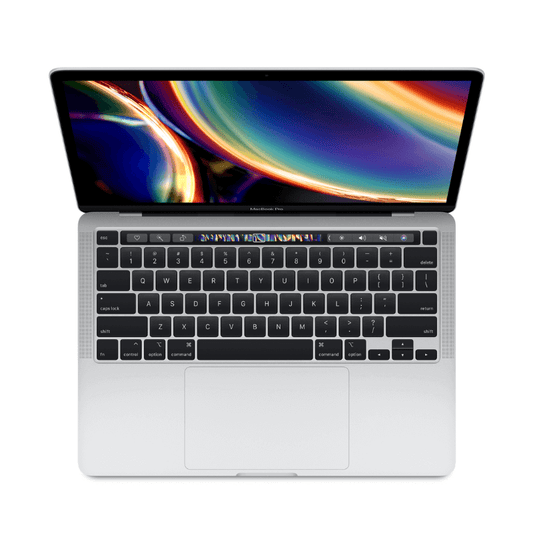 MacBook Pro 13 inch 2018 Intel i7 Zilver bovenkant