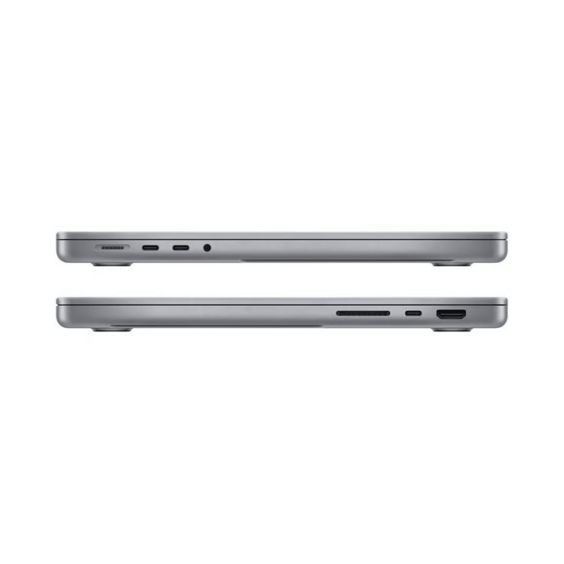 MacBook Pro 14 inch 2023 M2 Pro Spacegrijs zijkant