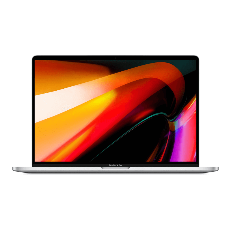 MacBook Pro 16 inch 2019 Intel i7 Zilver