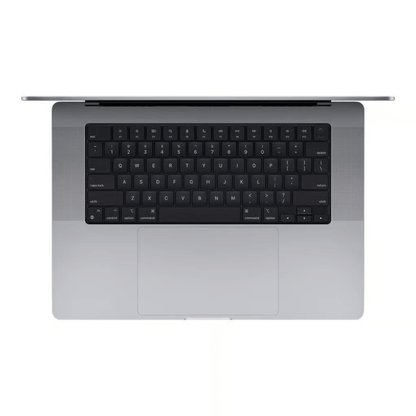 MacBook Pro 16 inch 2023 M2 Max Spacegrijs boven
