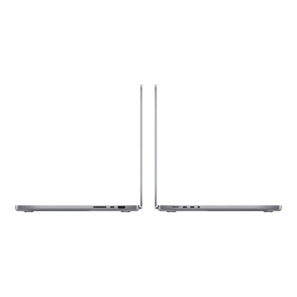 MacBook Pro 16 inch 2023 M2 Max Spacegrijs zijkant open