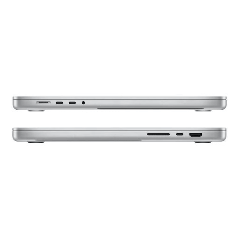 MacBook Pro 16 inch 2023 M2 Max Zilver zijkant