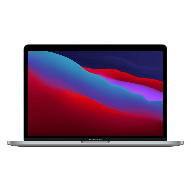 MacBook Pro 13 inch 2020 Intel i5 Spacegrijs voorkant refurbished