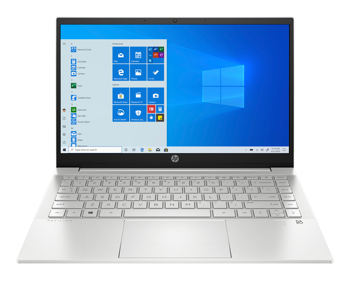HP Pavilion 14-dv0435no (2020) in Zilver, foto 2