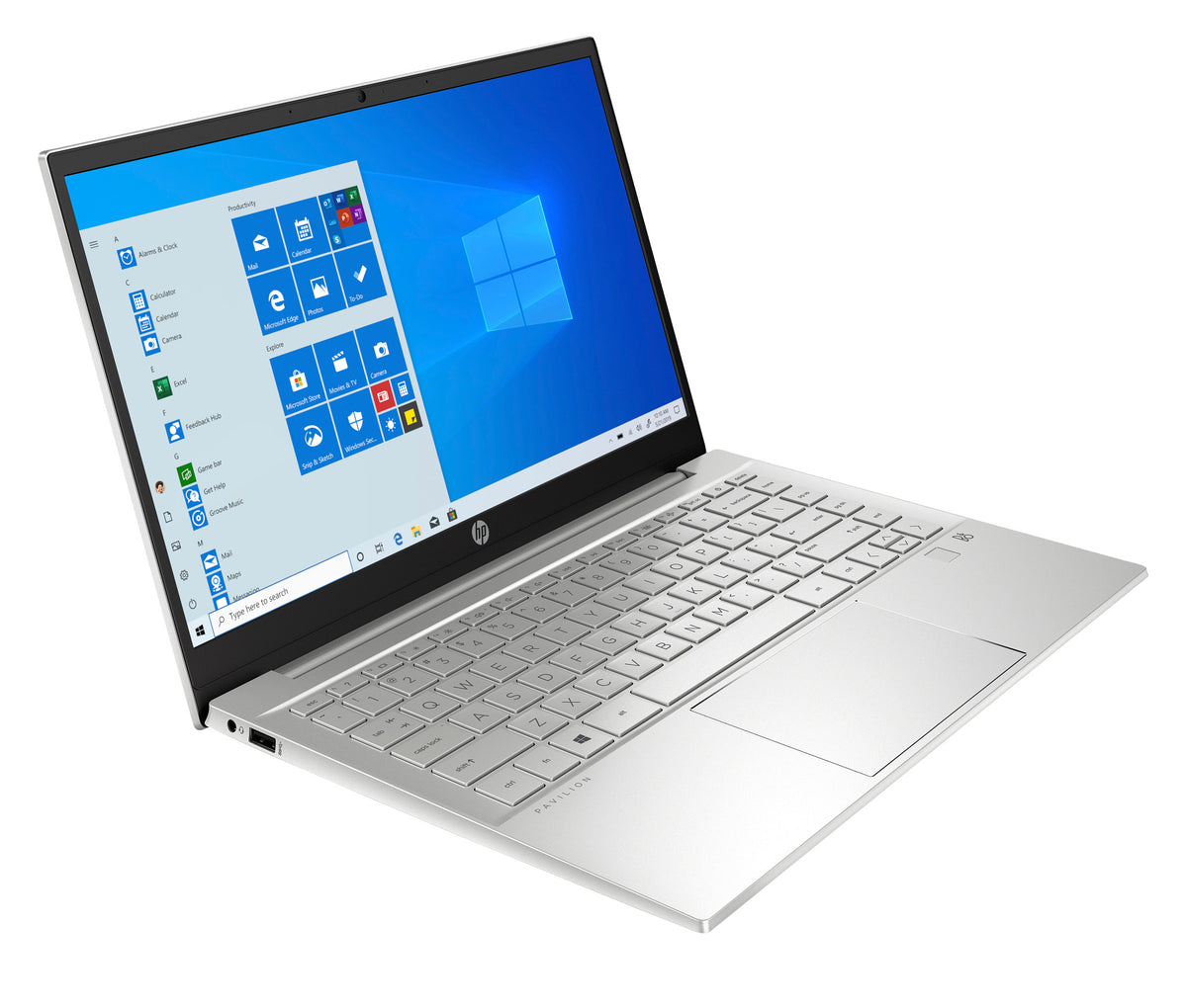 HP Pavilion 14-dv0435no (2020) in Zilver, foto 3
