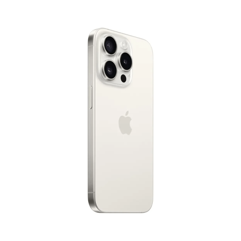 iPhone 15 Pro 1TB Wit Titanium achterkant