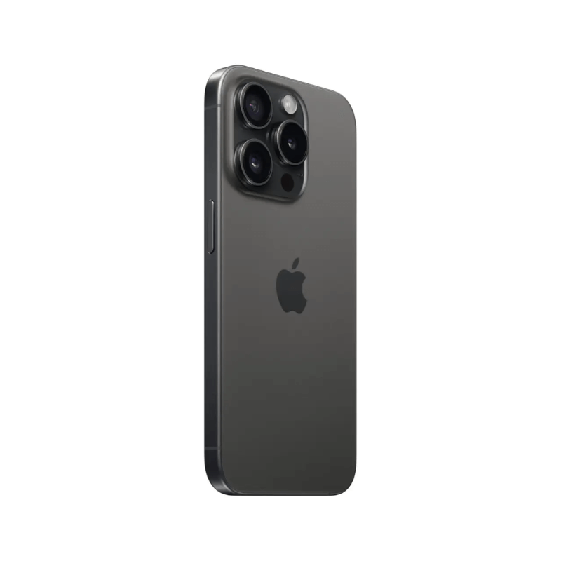 iPhone 15 Pro 1TB Zwart Titanium achterkant