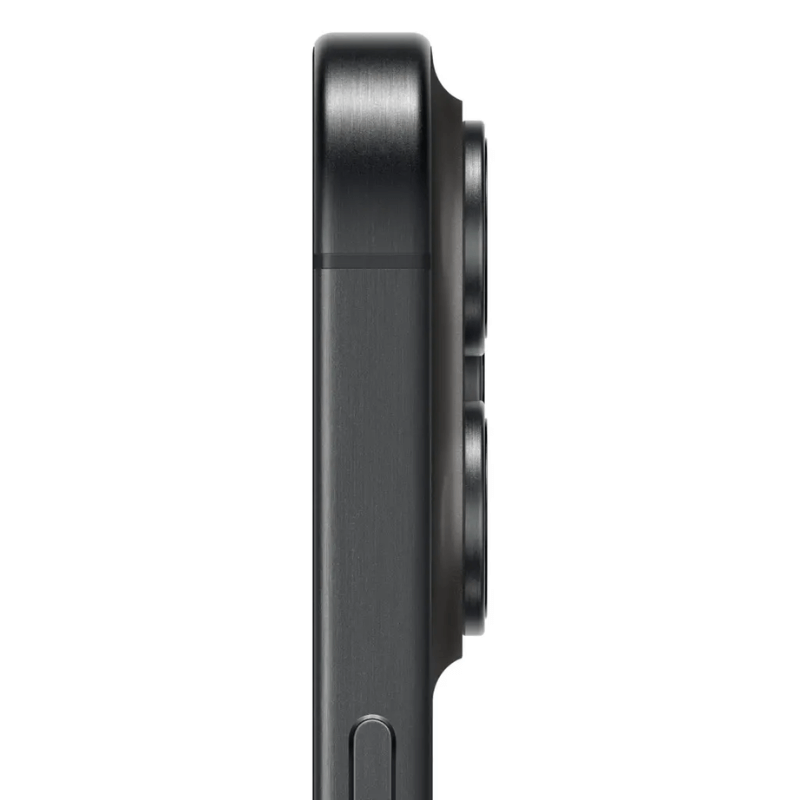 iPhone 15 Pro 1TB Zwart Titanium zijkant camera