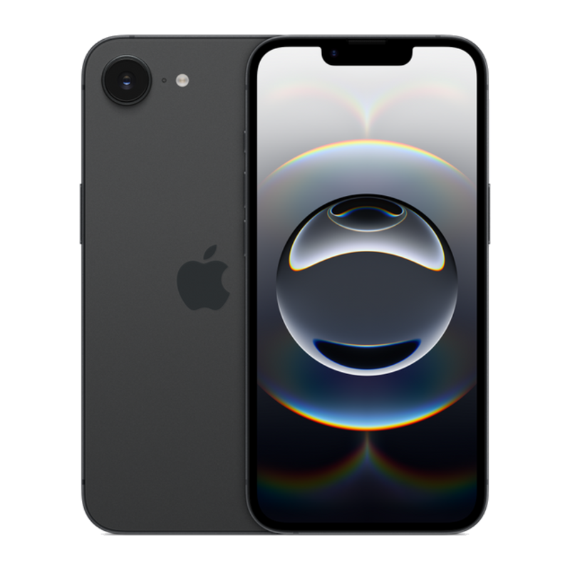 iPhone 16e 128GB Zwart simlockvrij