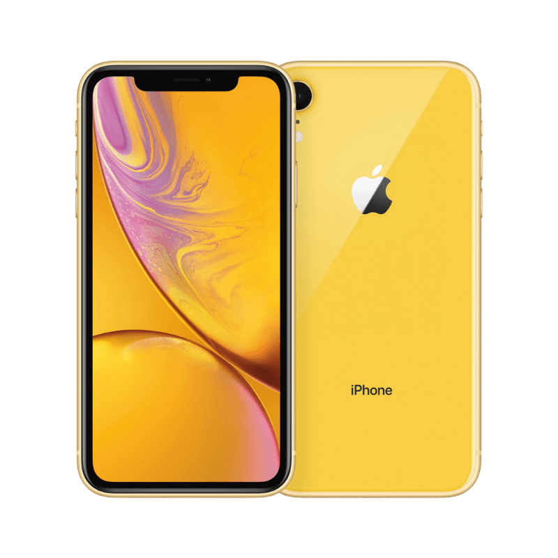 iPhone XR 64GB Geel voorkant