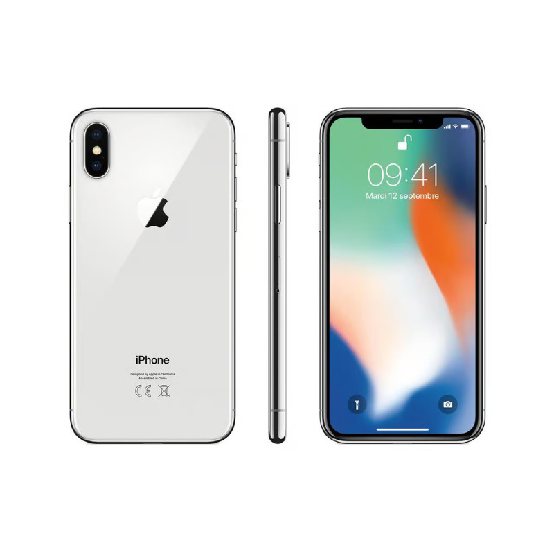 iPhone X zilver 3