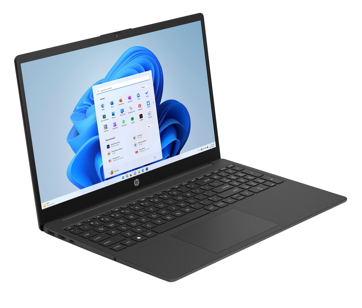 HP Laptop 15-fc0000 2023 in Zwart