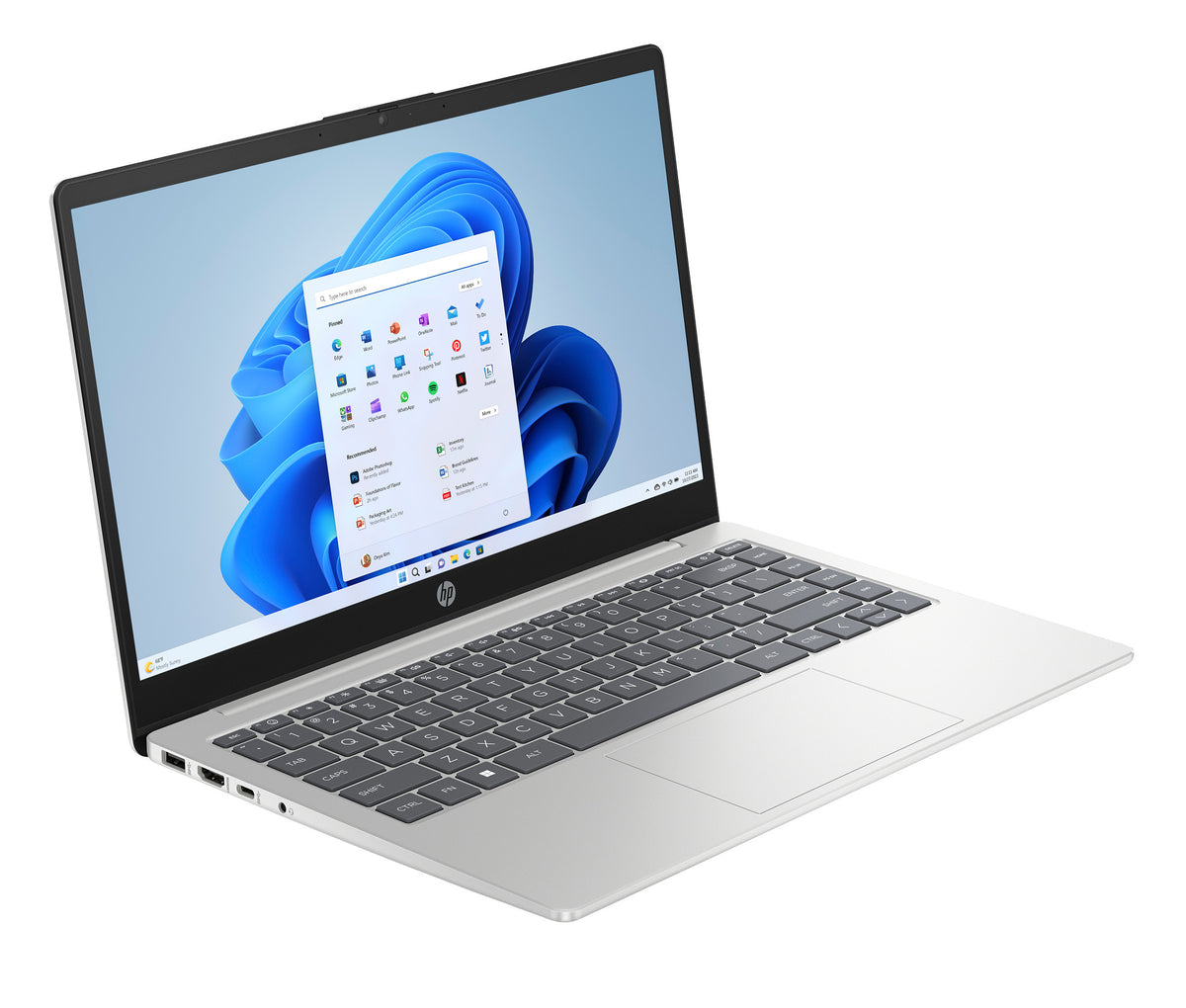 HP Laptop 14-em0422no 2023 in Zilver