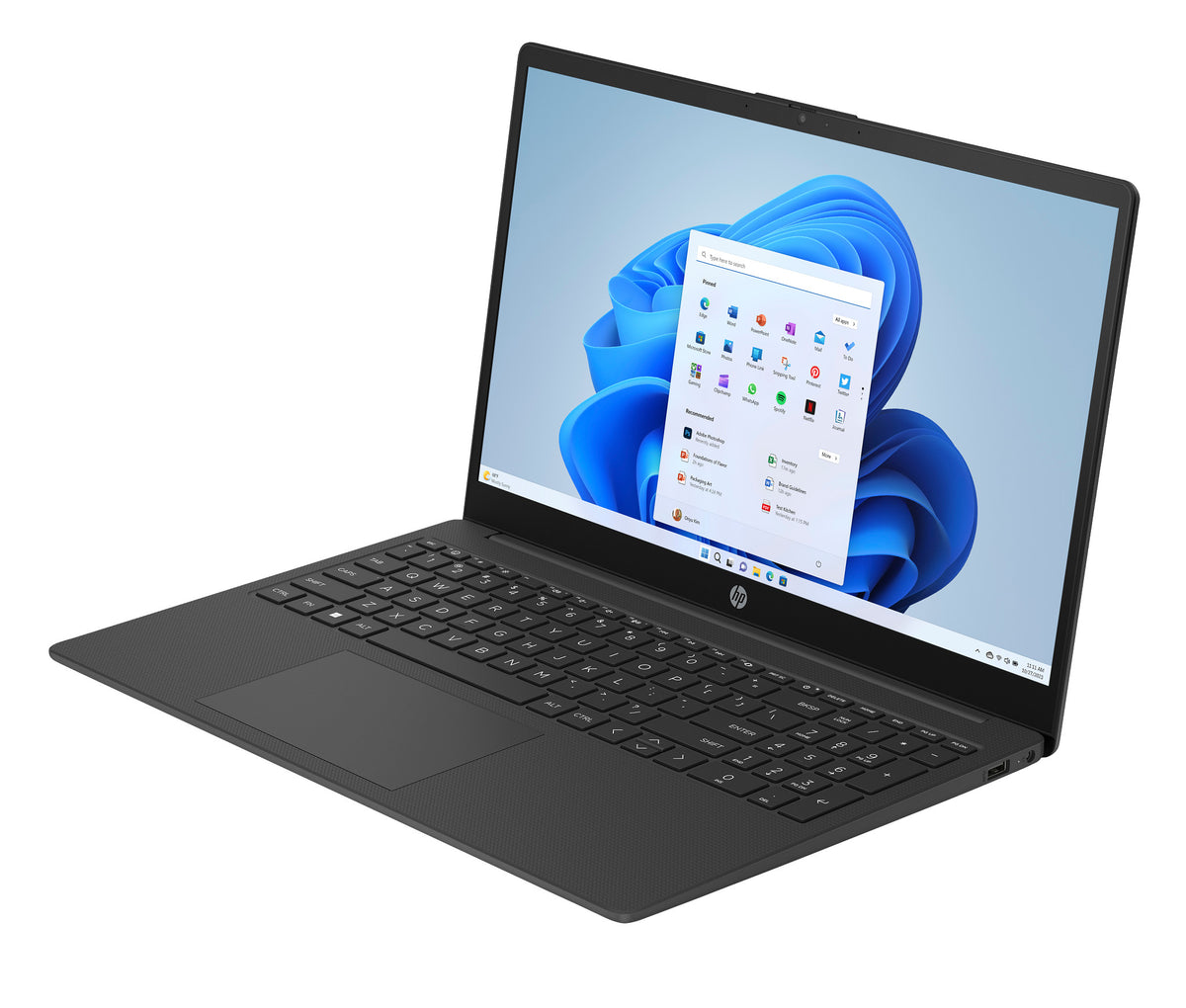 HP Laptop 15-fc0000 (2023) in Zwart, foto 3